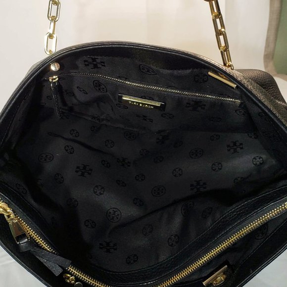 Tory Burch - Whipstitch Logo Tote, leather, excellent condition - Picture 8 of 14